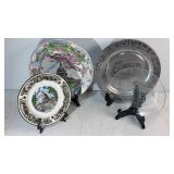 Decorative Plates 10" , 10" , 7.75" & 8"