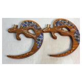 Signed Australian Wall Plaques 7 x 6"