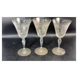Tiffin-Franciscan Crystal Cocktail Glasses