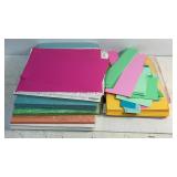 Staples colored paper multiple sizes.
