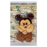 Island Wood Mickey Mouse Wall Plaque 5"