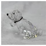 Swarovski Crystal St. Bernard Dog Figurine Mini