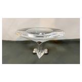 Swarovski Crystal Caviar Euclid Bowl 7" X 4"