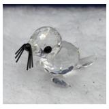 RARE Swarovski Crystal Seal Figurine 2.2 in Clear