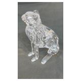 Swarovski Crystal Cheetah Figurine 4"x 3"