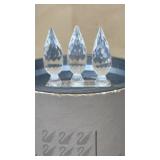 Swarovski Crystal 7474 Set of 3 Poplar Trees Mini