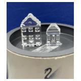 Swirsky Silver Crystal City Houses 7474nr100000