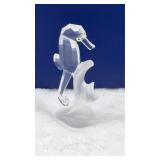 Swarovski Silver Crystal Seahorse Figurine w/ Box