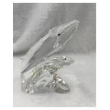 Swarovski Crystal "Care for Me" Whales SCS