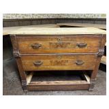 Antique Dresser Work Bench Conversion