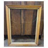 Antique Oak Wood Art Frame