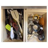 Kitchen Utensils Lot Two Drawers