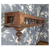 Antique Oak Wall Shelf Display Eastlake Style