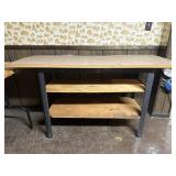 Workbench With Shelves Wide Top