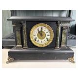 Sessions Mantel Clock Black Green