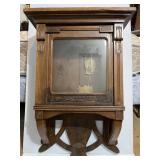 Antique Secessionist Empty Clock Case For Parts