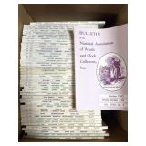 NAWCC Bulletin Issues Clock Magazines Ephemera