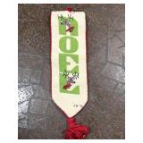 Vintage Needlework Holiday Noel Wall Hanging