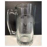 Large Batman Beer Mug Stein Glass