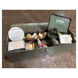 Vintage Fishing Tackle Box Lures Baits Hooks
