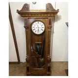 Vienna Regulator Repair Clock Wood Case Parts