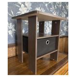 Small Storage End Table with Bin