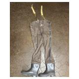 Hodgeman Red Ball Waders Hip Insulated Brown