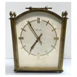 Mauthe German Desk Clock MCM Art Deco Mid Century