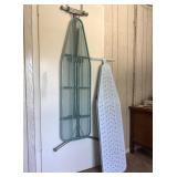 Ironing Boards Metal Pair With Vintage Door Hanger