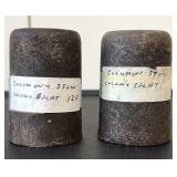 Solomon Stow Clock Weights Antique
