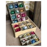 Vintage Glass Christmas Bulb Ornaments