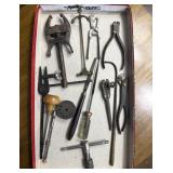 Clockmaker Specialty Tools Lot Pin Vise Staking
