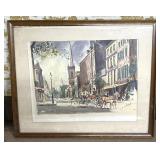 Cecil Calvert Beall 1957 Lithograph Mid Century