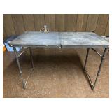 Small Folding Table Black