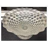 Fostoria American Cubist Punch Bowl
