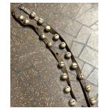 Vintage Sleigh Bells On Leather Straps