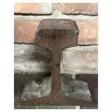 Railroad Track Cross Section Cast Metal Anvil