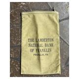 Lamberton National Bank Vintage Cash Bag