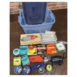 Fishing Line Tackle Supplies In Roughneck Tote