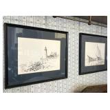 Richard C. Hasenjes Nautical Pencil Sketch Prints