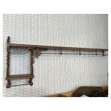 Spindle Gallery Rail Wall Shelf Antique