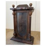 Antique Wood Clock Case Empty