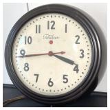 Telechron Schoolhouse Clock w/ Bakelite Case