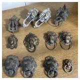 Lion's Head Clock Ornaments & Other Accents