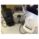 Toaster, Waffle Maker, Can Opener Electric Kitchen