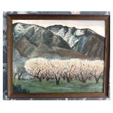 Mountain Landscape Oil Painting