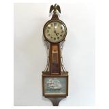Waltham 8-Day Mechanical Nautical Banjo Clock