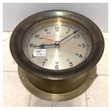 Otto Gerdau Brass Ship's Clock Battery Operated