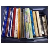 Clock Reference Books In Blue Tote