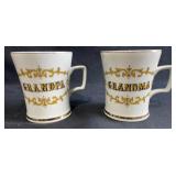 Knobler Ceramic Grandpa Gandma Coffee Mug